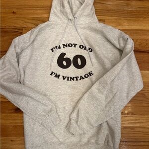 Hanes Gray 'I'm Vintage' Hoodie